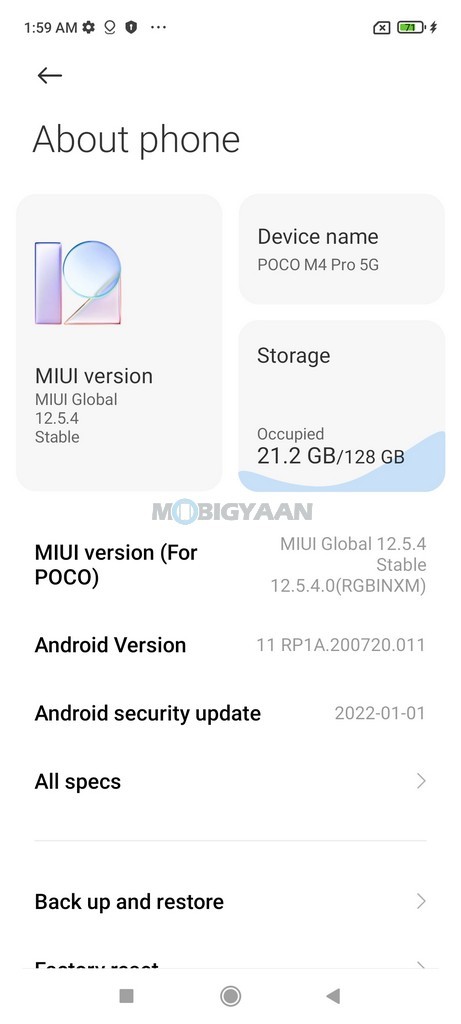 POCO M4 Pro Review Software UI 9