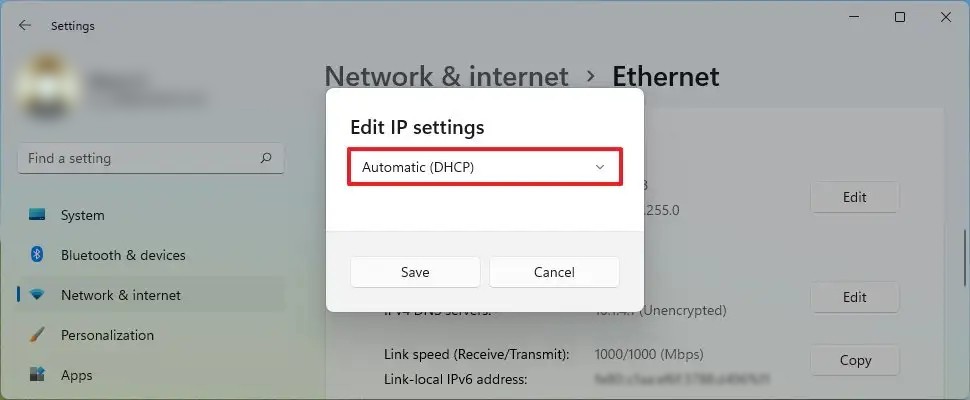 Windows 11 Dynamic IP Address