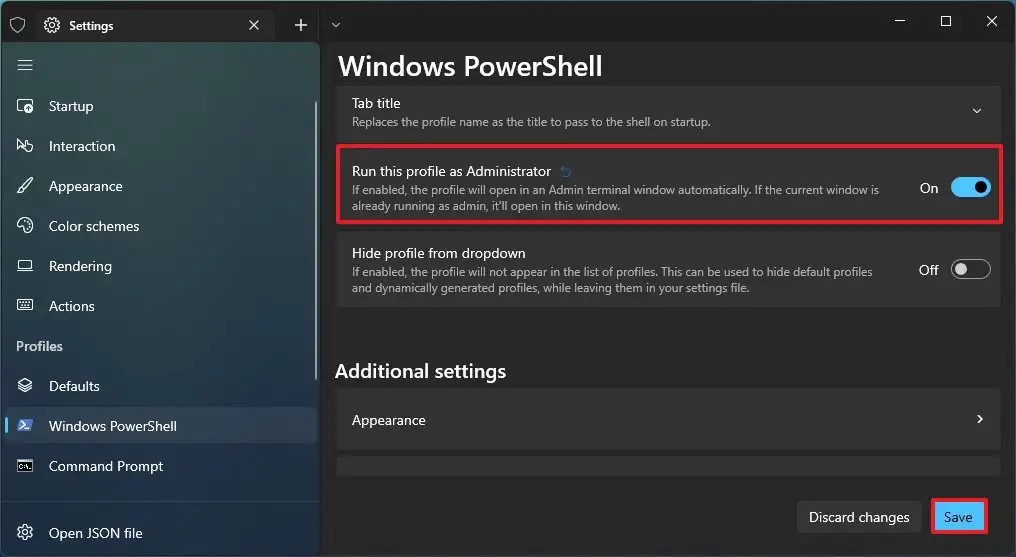 cmd run powershell as admin
