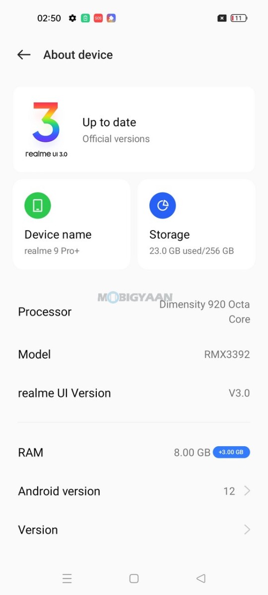 realme 9 Pro Plus 5G Review Software Performance 5