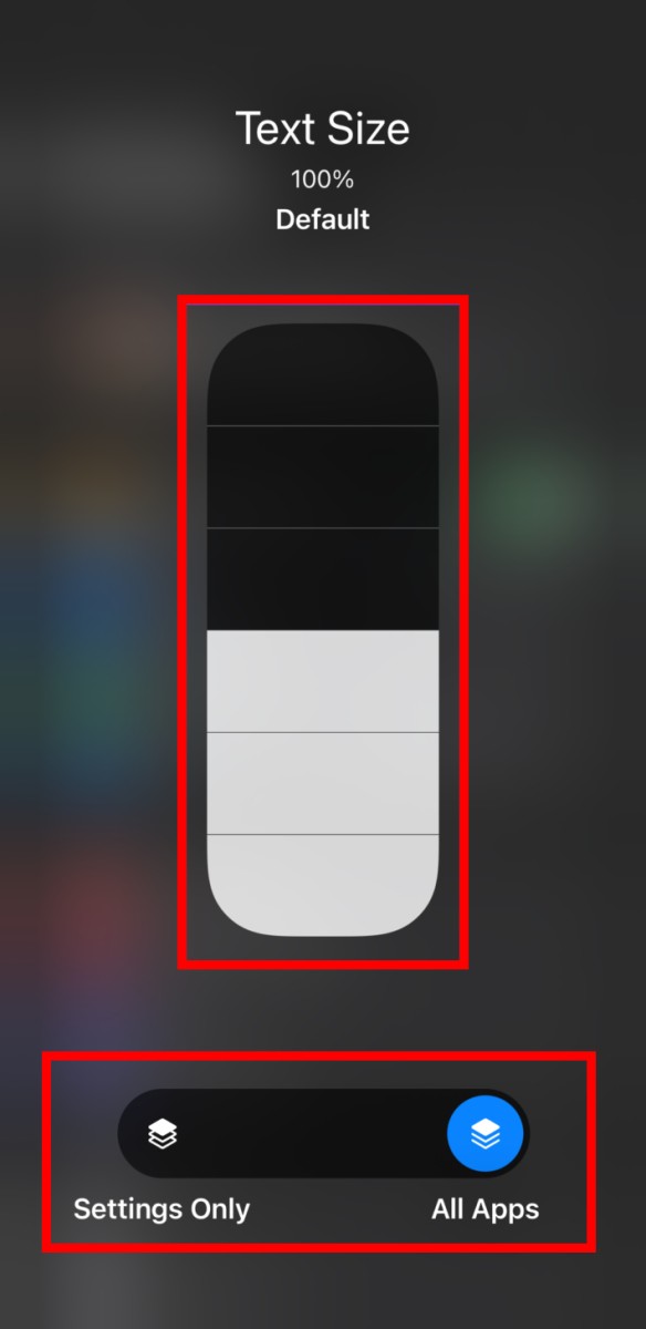 Apple iPhone Increase Text Size for Apps