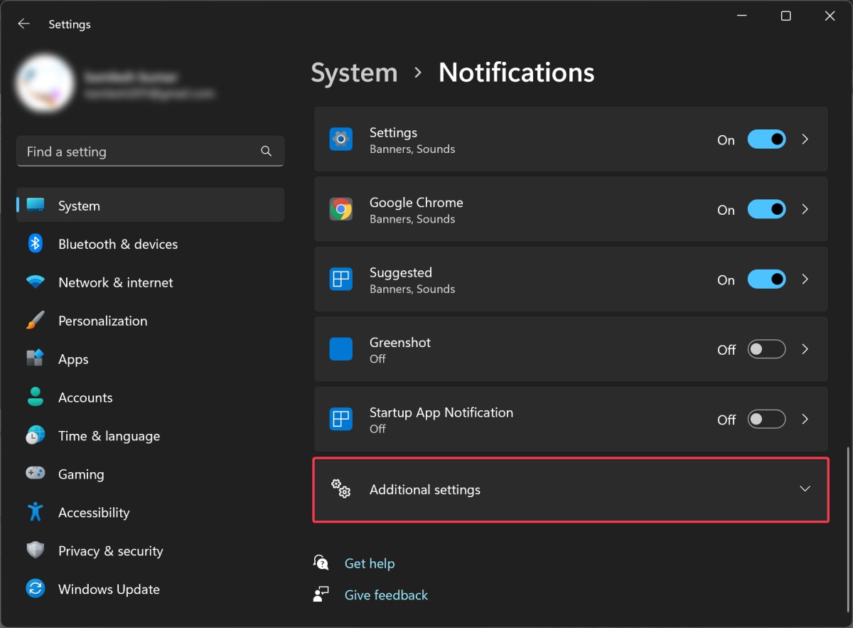 Disable Tips Notifications Win 11 2