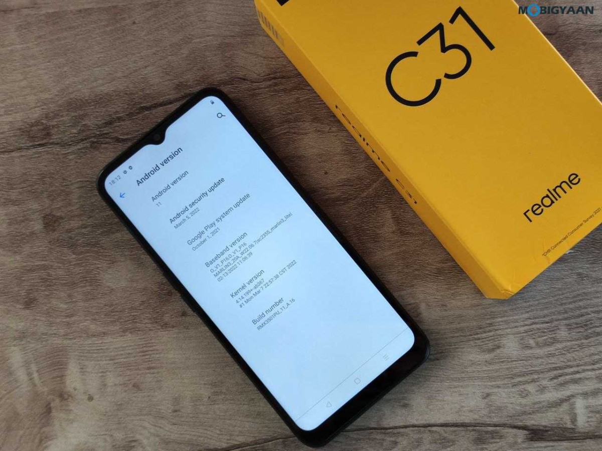 realme C31 Review Design Display Cameras 10