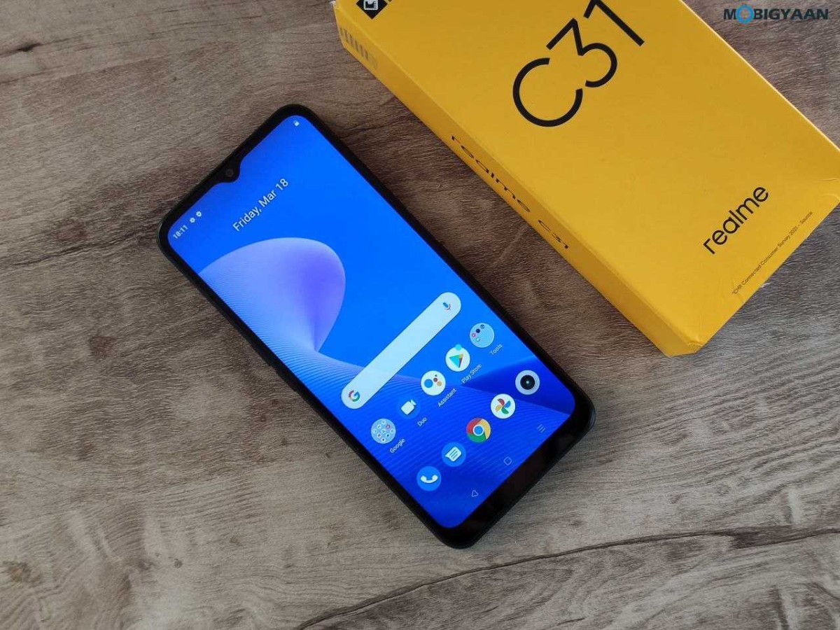 realme C31 Review Design Display Cameras 2