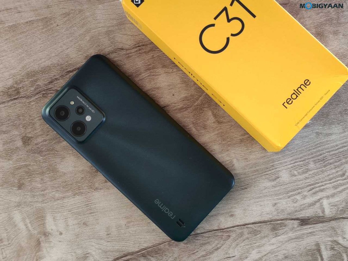 realme C31 Review Design Display Cameras 4