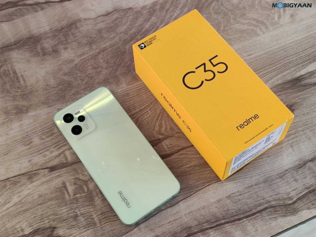 realme C35 Review Design Display 13