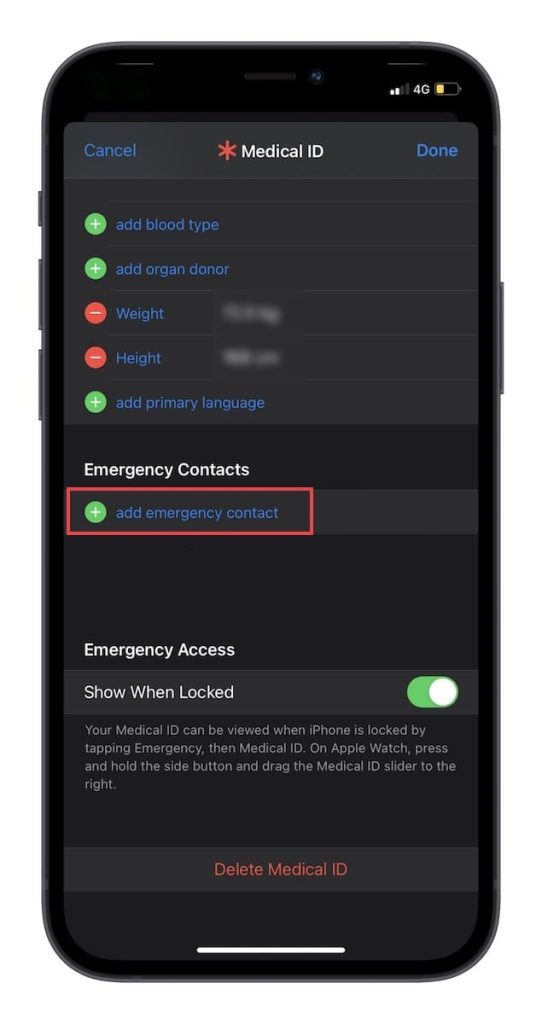 apple watch call emergency contacts