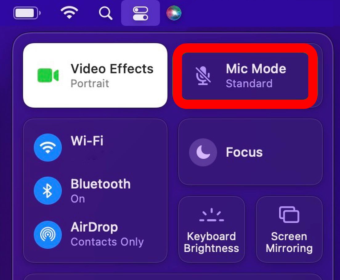 Apple Facetime Voice Isolation