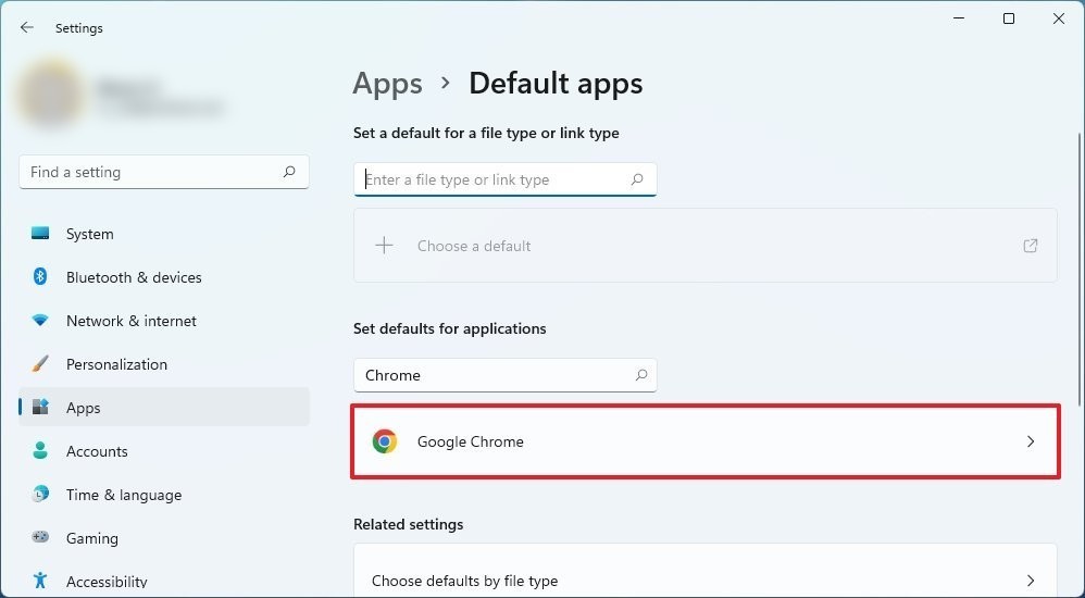 Change Defaut Web Browser in Windows 11