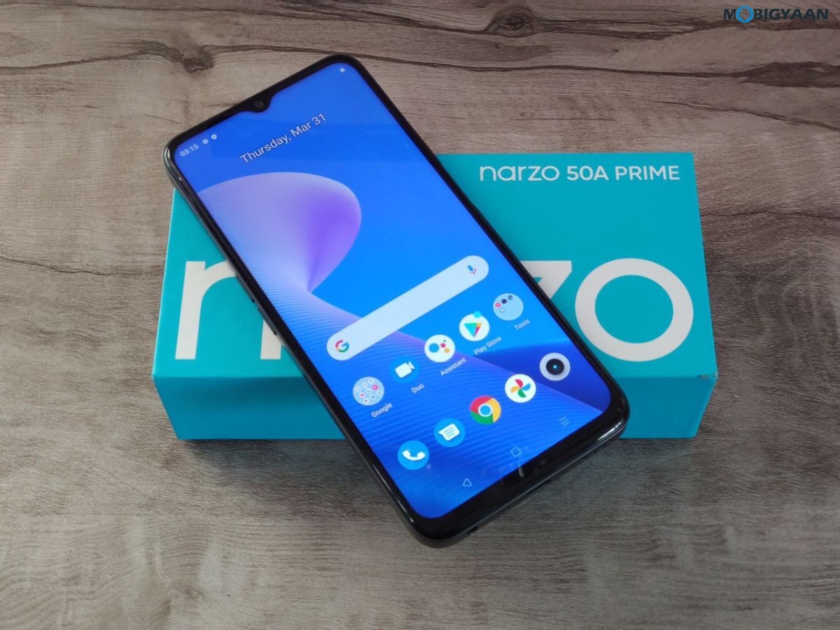 realme Narzo 50A Prime Review Design Display Specs 19