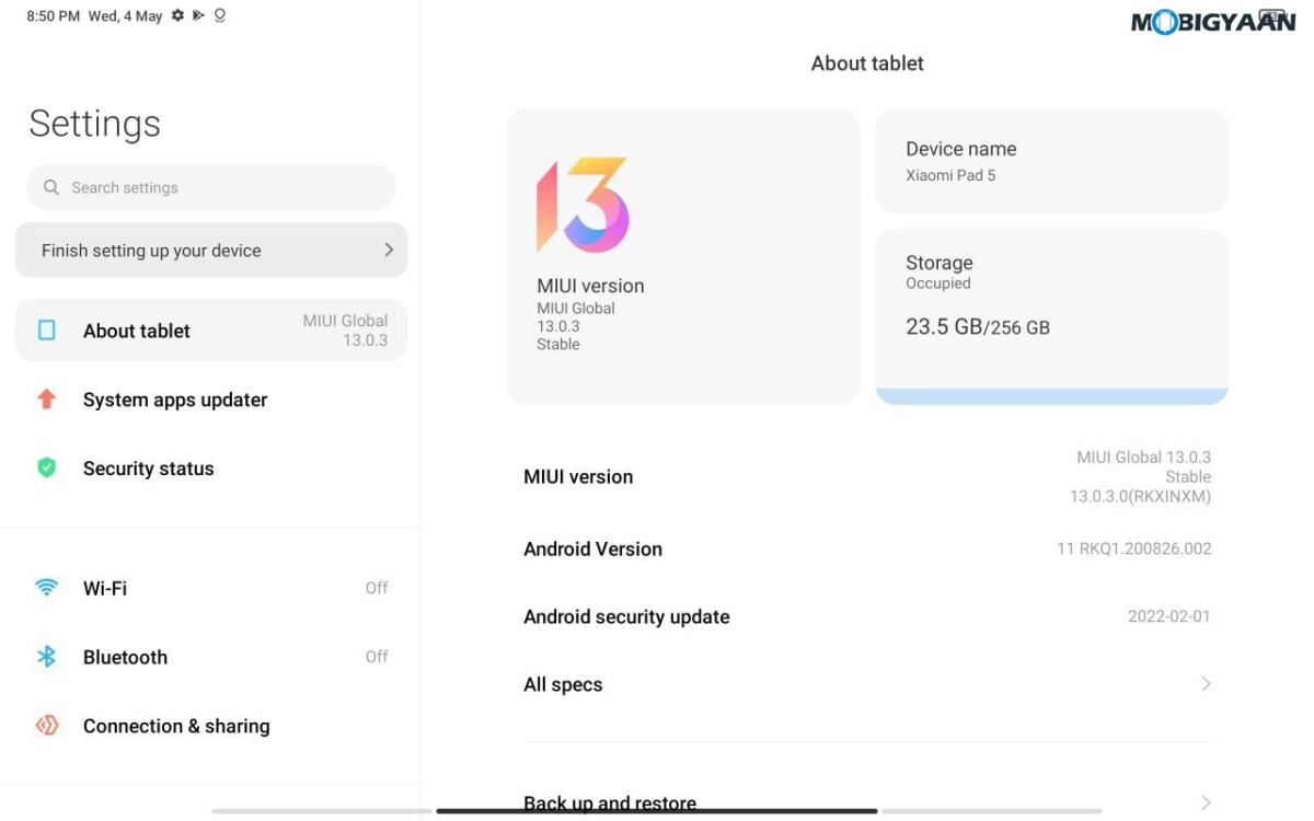 Xiaomi Pad 5 Review MIUI 13 4