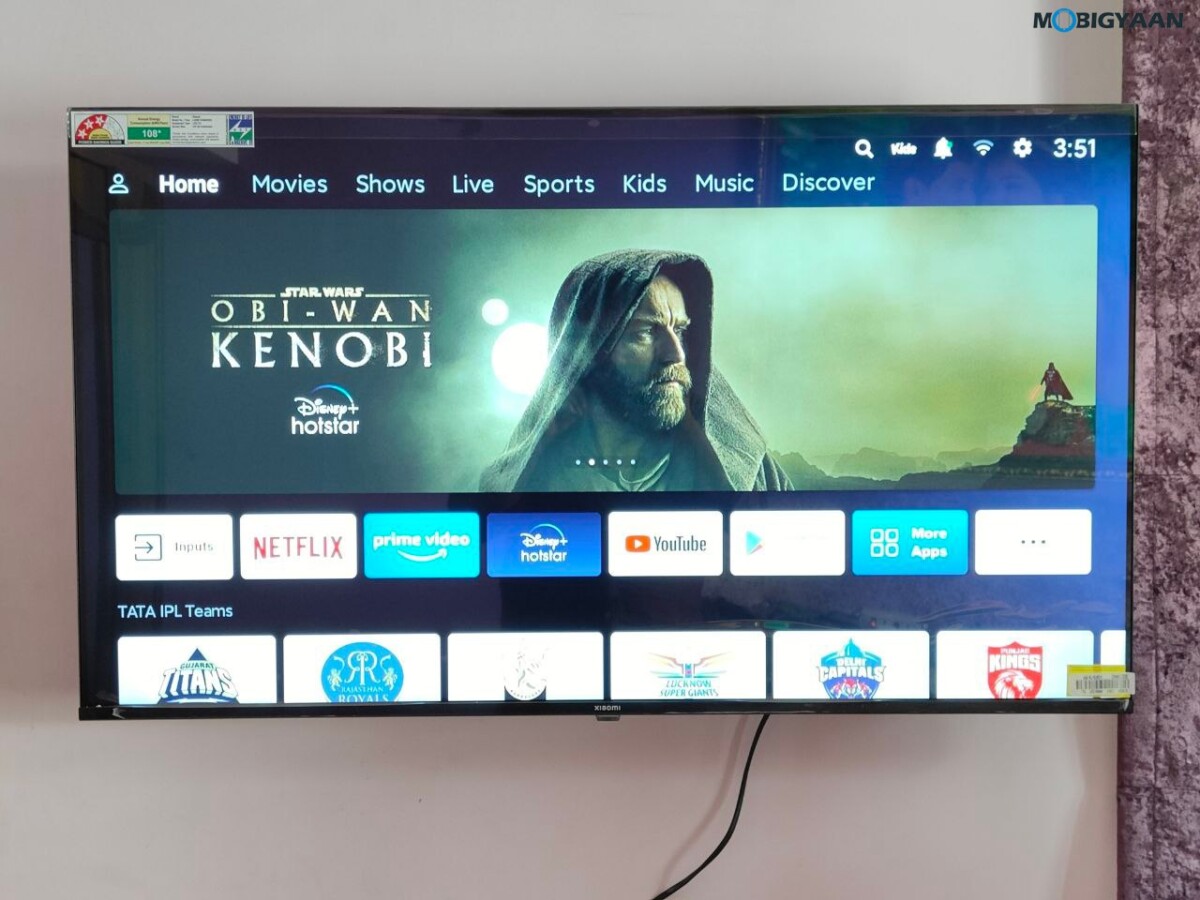 Xiaomi Smart TV 5A 43 inch Review Design Display 7