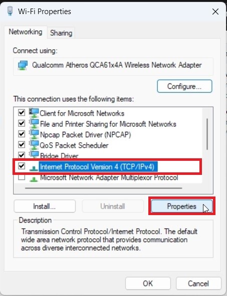 Как изменить настройки DNS в Windows 11-4 