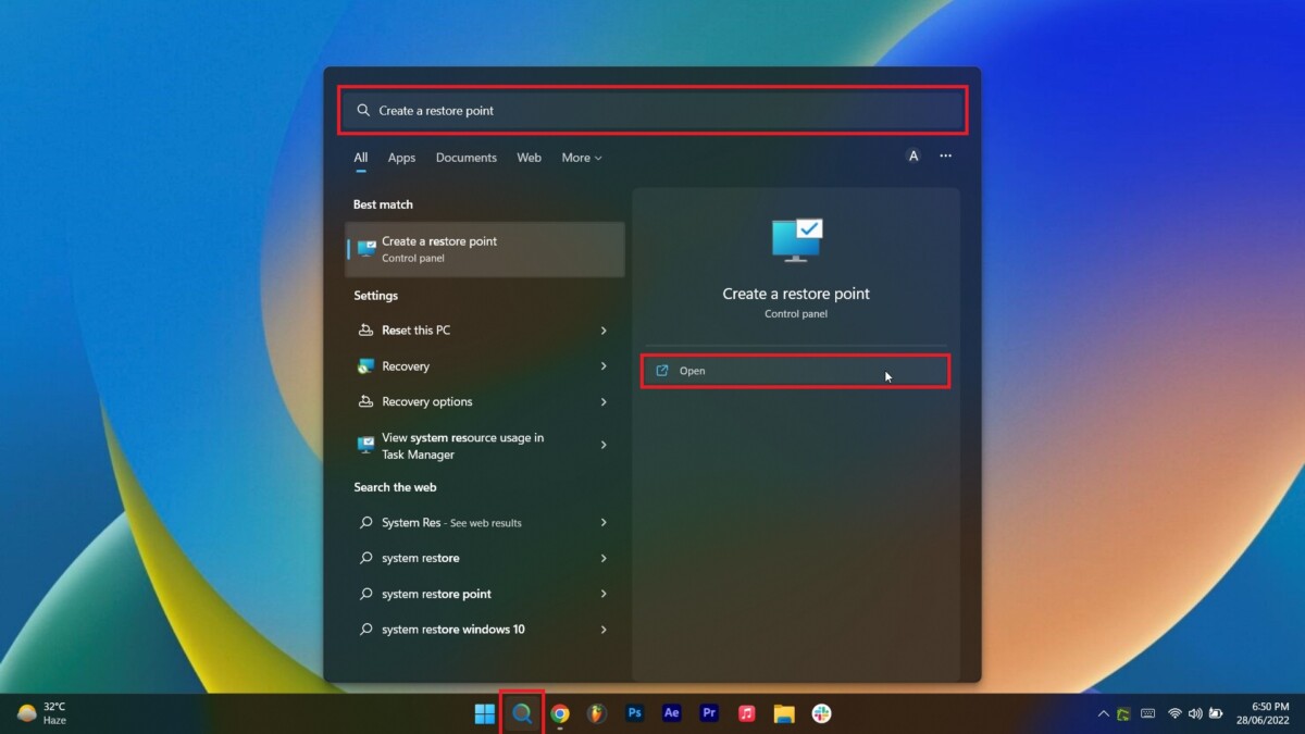 How to Create a System Restore Point in Windows 11 1