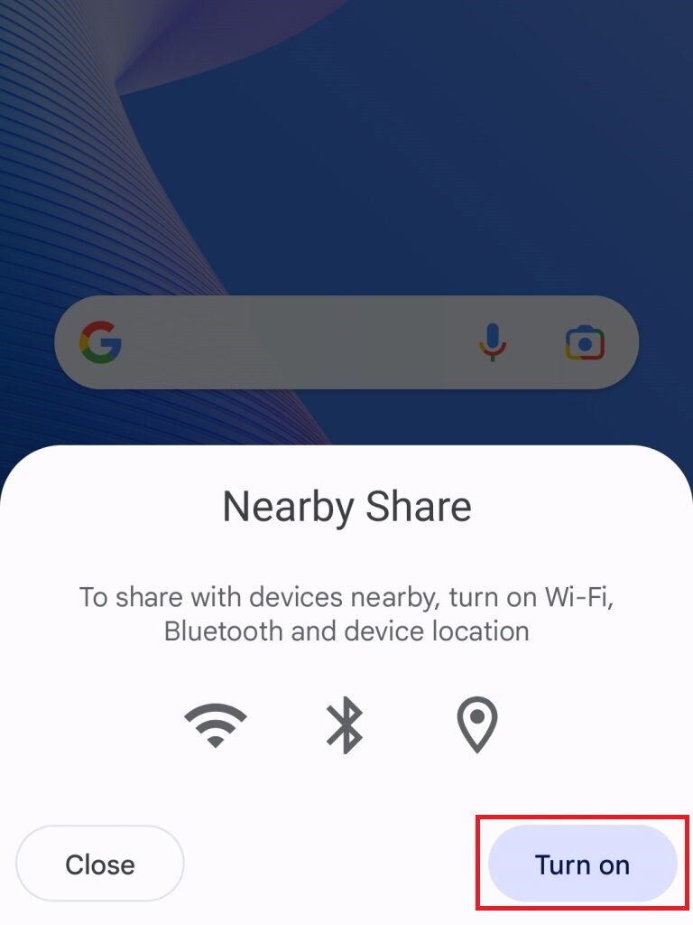 How to Use Nearby Share