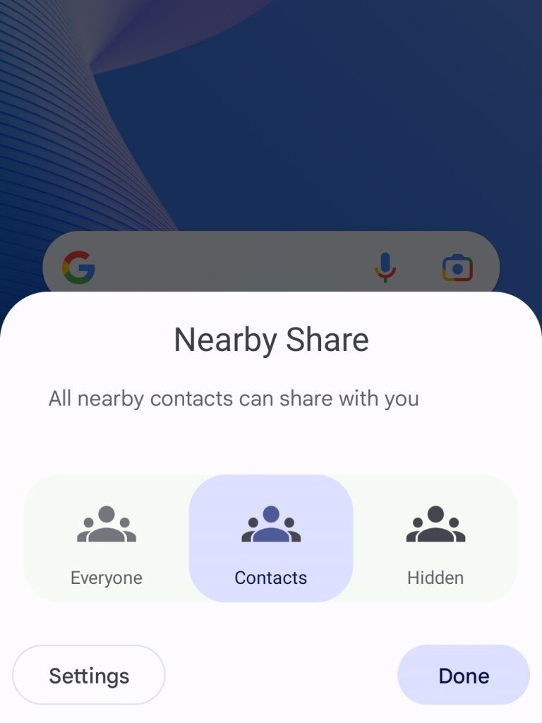 How to Use Nearby Share