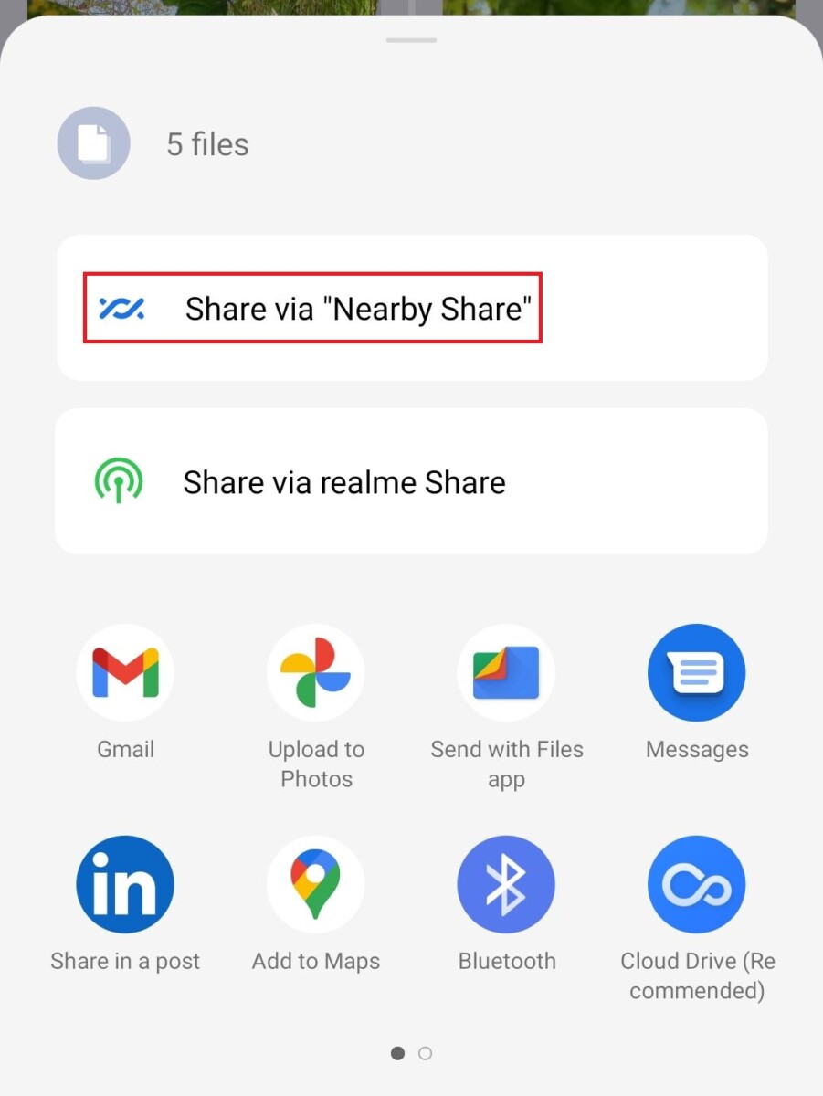 How to Use Nearby Share