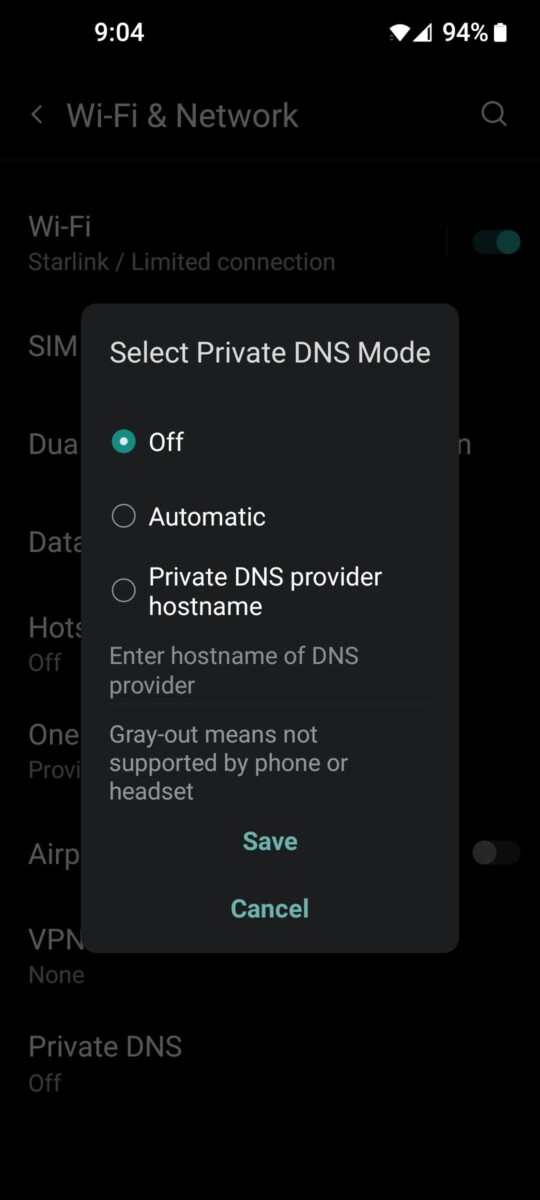 How to change DNS Server on Any Android Smartphone 3