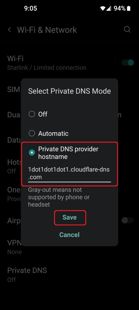 How to change DNS Server on Any Android Smartphone 4