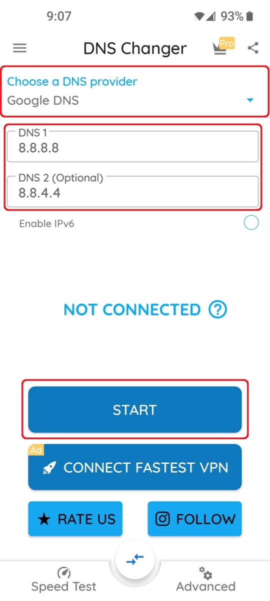 How to change DNS Server on Any Android Smartphone 7