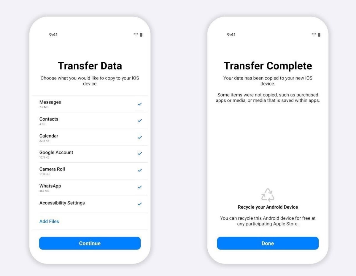 Move to iOS Setup 2