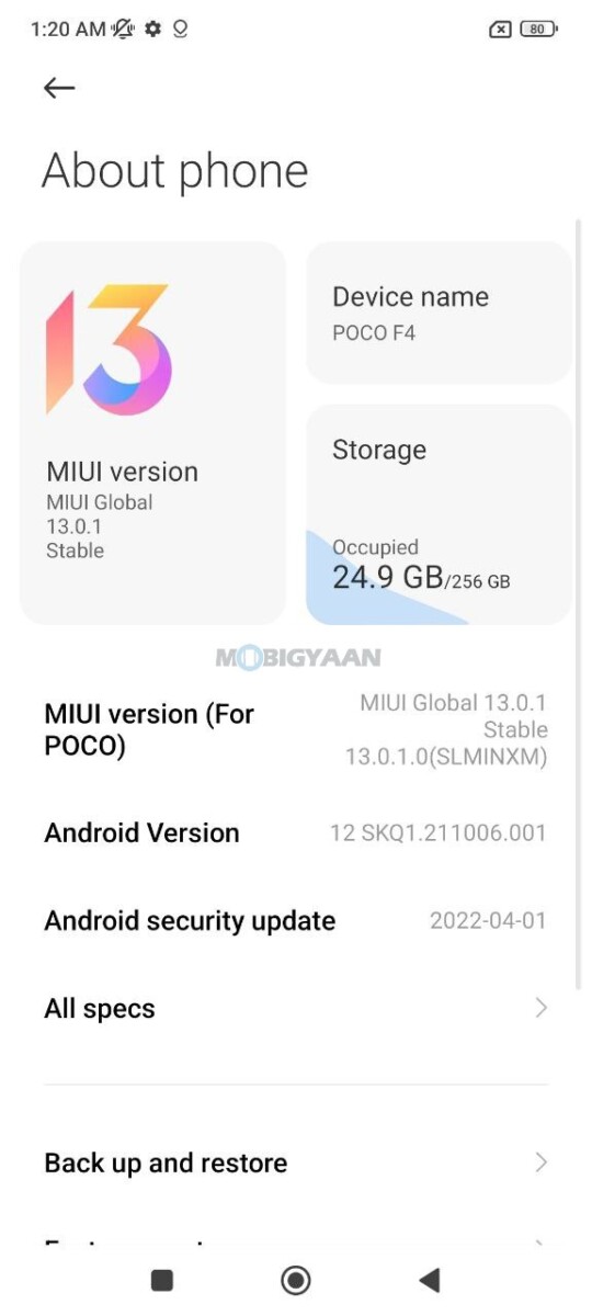 POCO F4 Review MIUI 13 Software 5