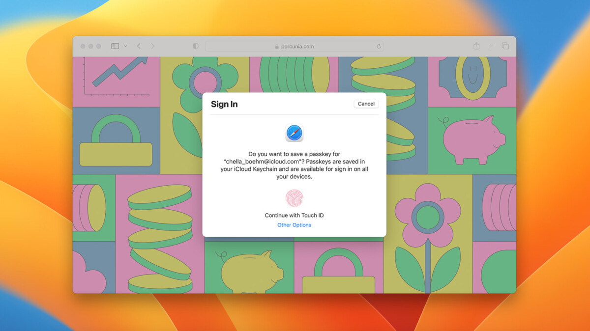 macOS Ventura Passkeys 1