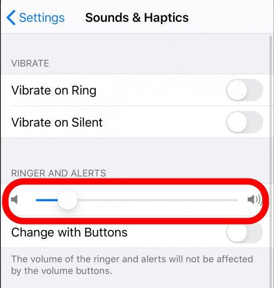 Adjust Alarm Volume in Apple iPhone