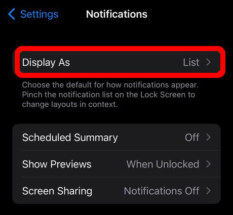 Apple iPhone Lock Screen Hide Notifications iOS 16