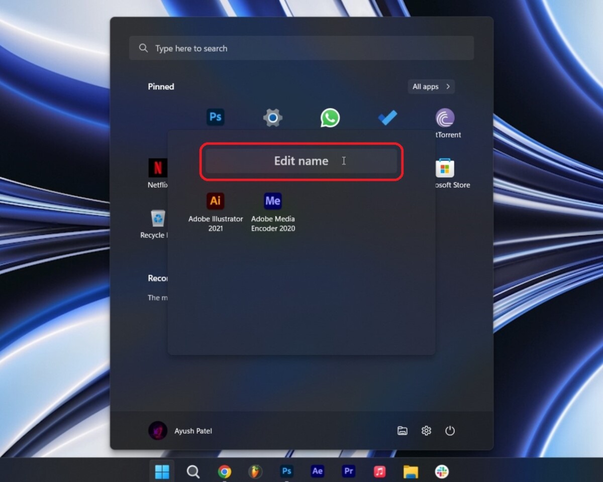 How to Create Use Folders in Windows 11 Start Menu 1