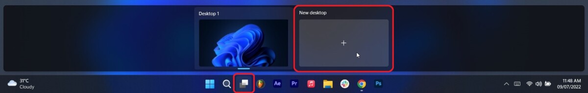 How to use virtual desktops in Windows 11-3  