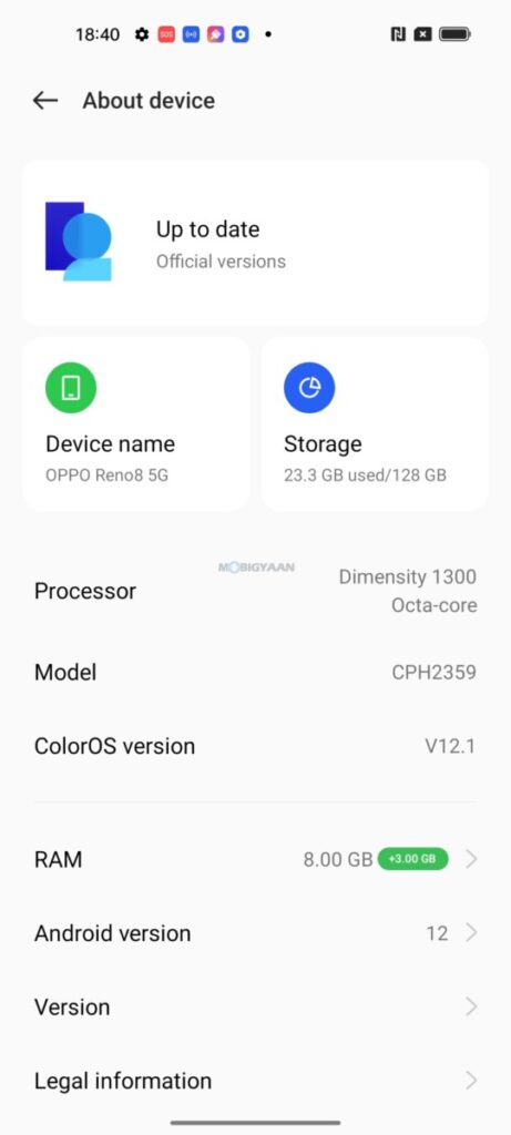 OPPO Reno8 5G Review ColorOS 12 1