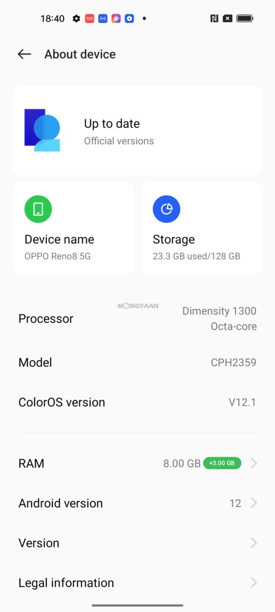 OPPO Reno8 5G Review ColorOS 12 1