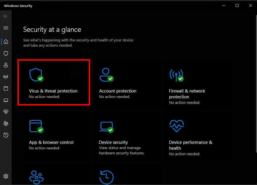 Scan Malware using Windows Defender in Windows 11