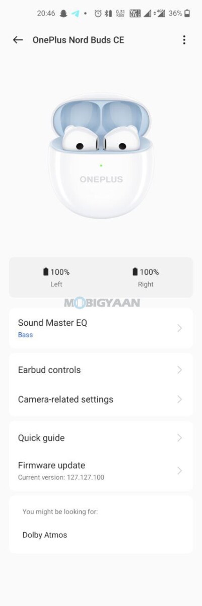 OnePlus Nord Buds CE Review App 1