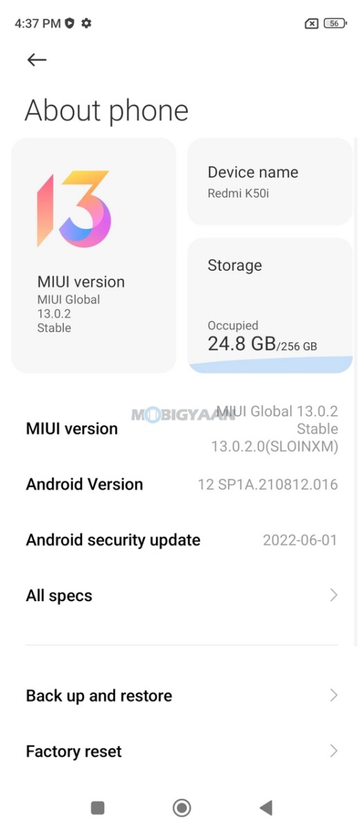 Redmi K50i Review MIUI 13 9