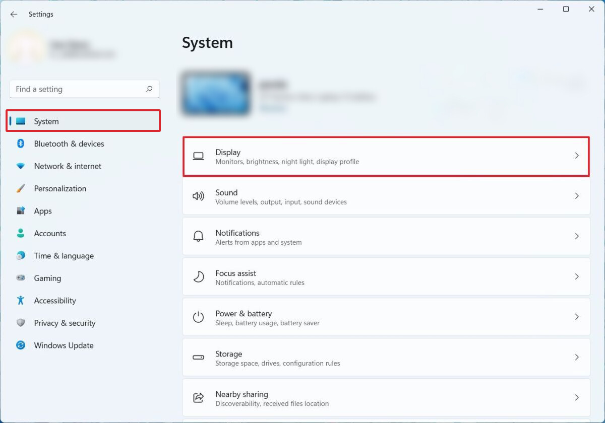 Enable Auto Brightness in Windows 11