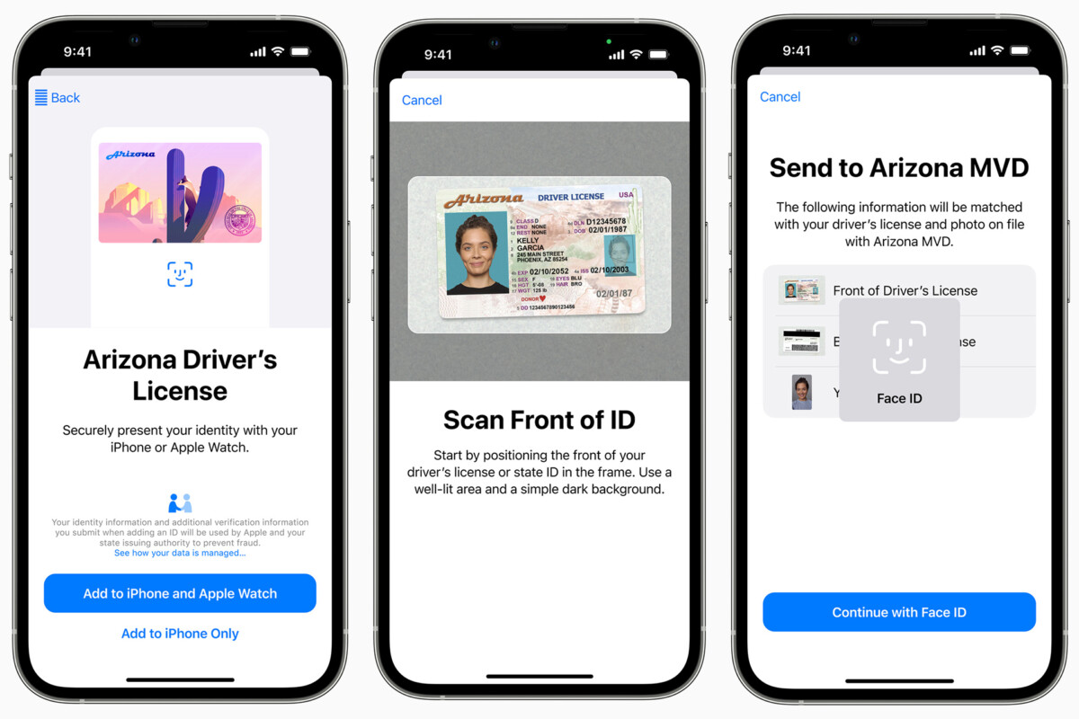 add driver license to apple wallet