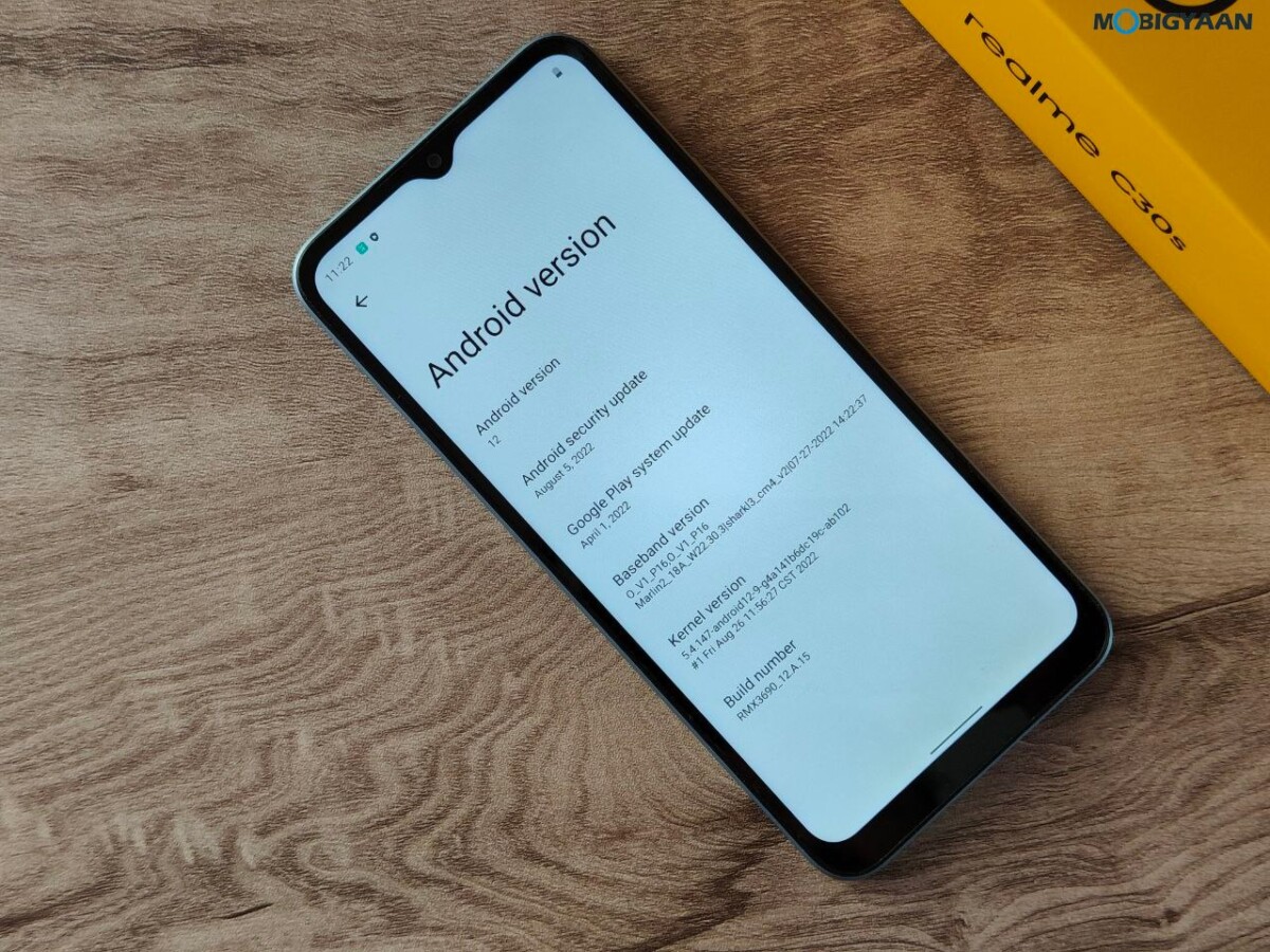 realme C30s Review Design Display Build Quality 8