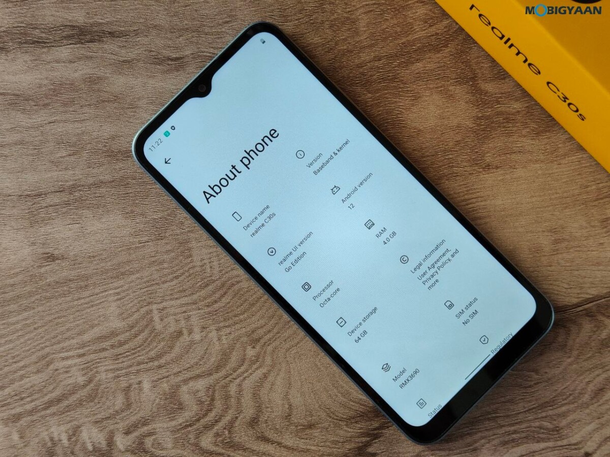 realme C30s Review Design Display Build Quality 9