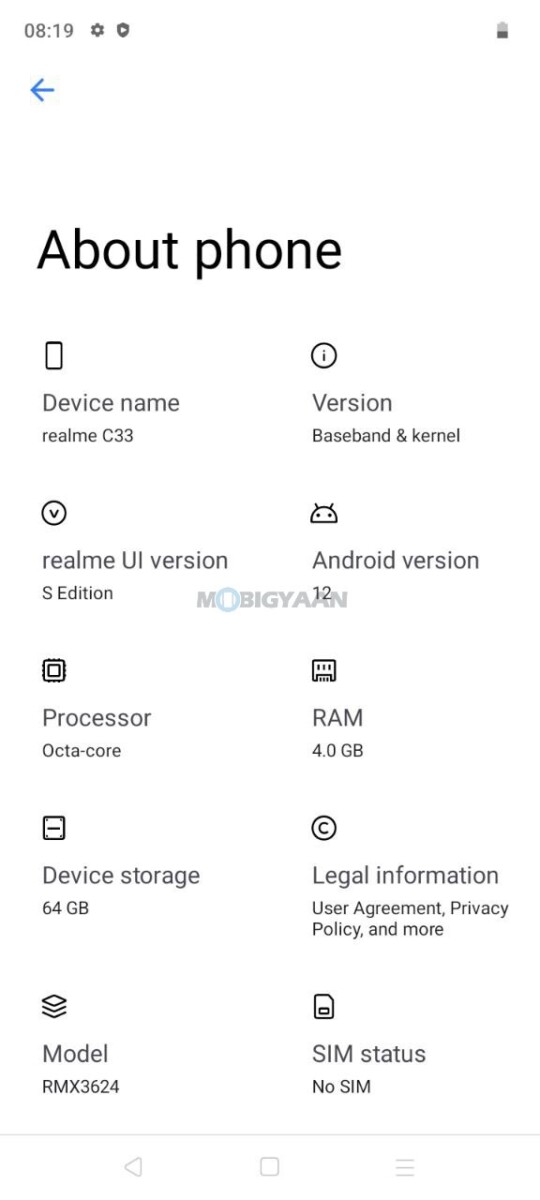 realme C33 Review realme UI S Edition 1
