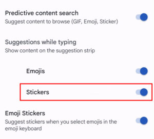 Disable Sticker Man How to enable or disable stickers feature in Gboard app