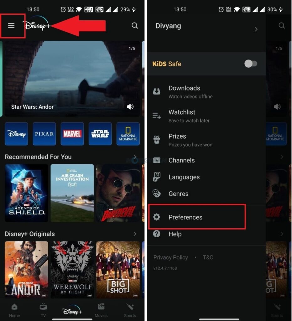 Hotstar Video Quality Devices Logout 2