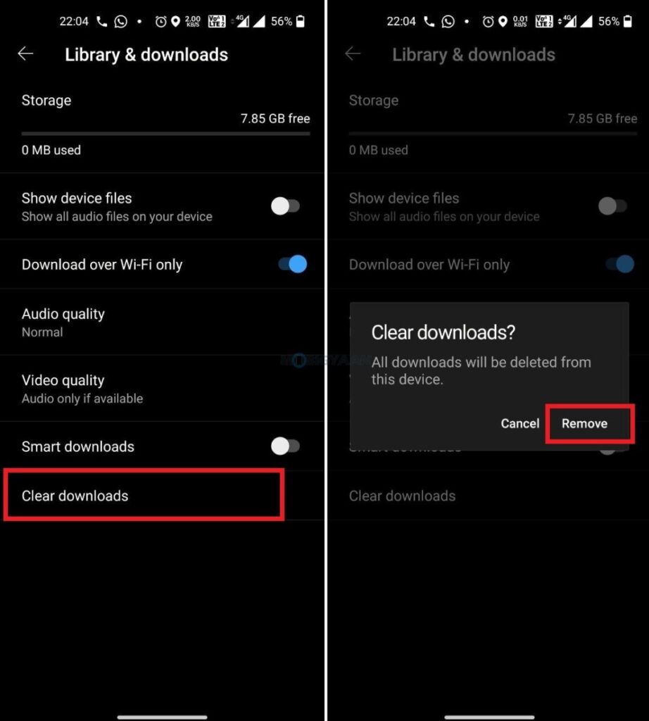 How To Delete Offline Downloads And Free Up Space YouTube Music Guide 3