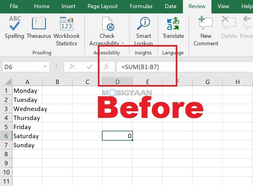 How To Hide Formulas In Microsoft Excel 1