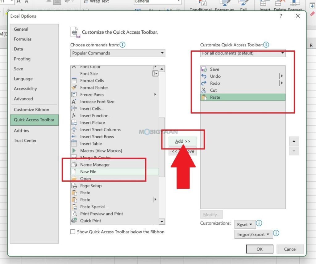How to create your own shortcuts in Microsoft Excel 1