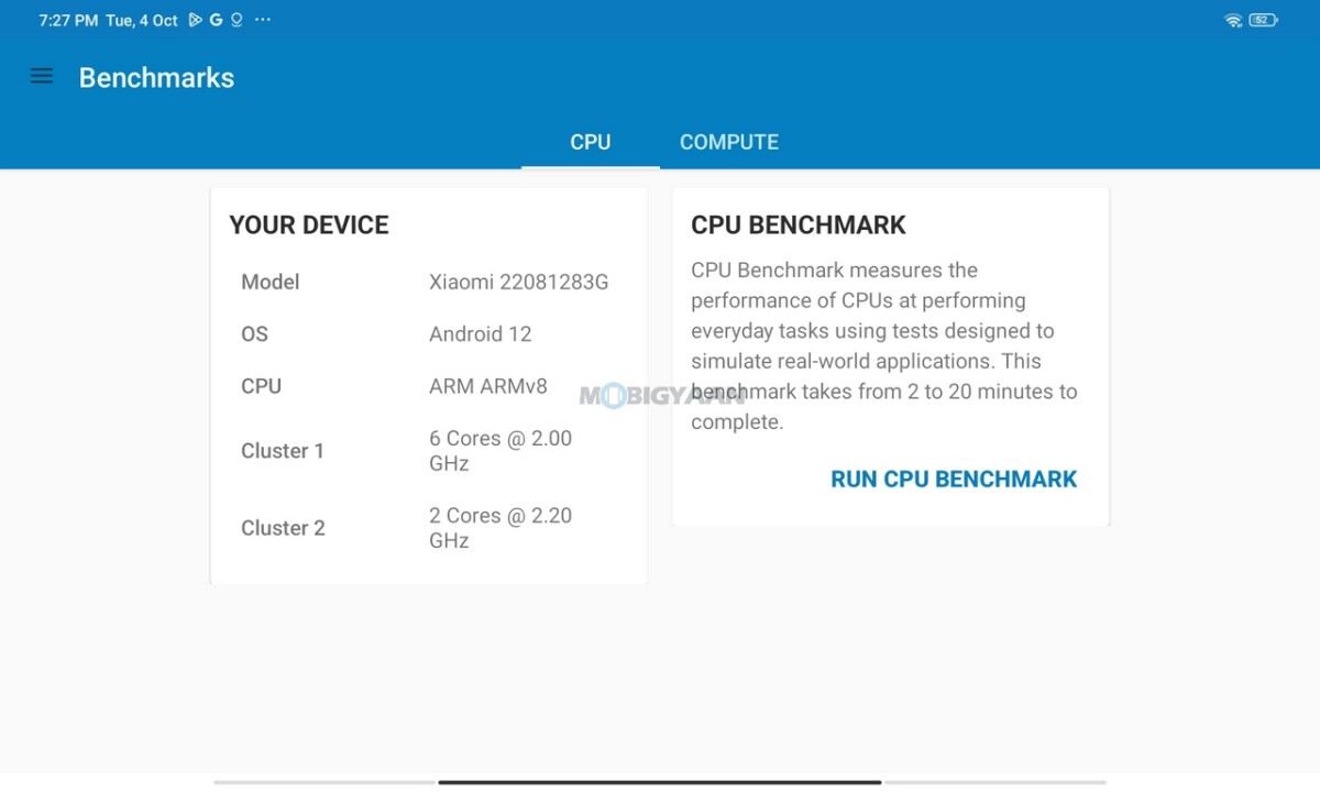 Redmi Pad Review Performance Benchmarks 9