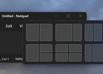 Windows 11 Snap Layout