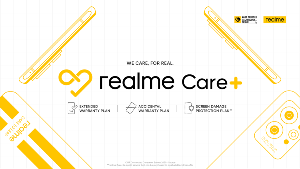 realme introduces realme Care Service System and realme Care plan India 1