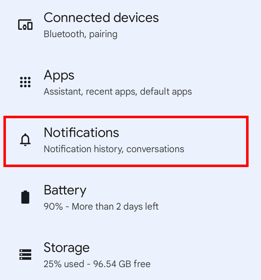 Android Do Not Disturb App Exception